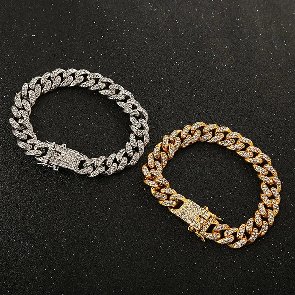 Rhinestone Dog Jewelry Necklace | Jeweled Pet Chain Collar