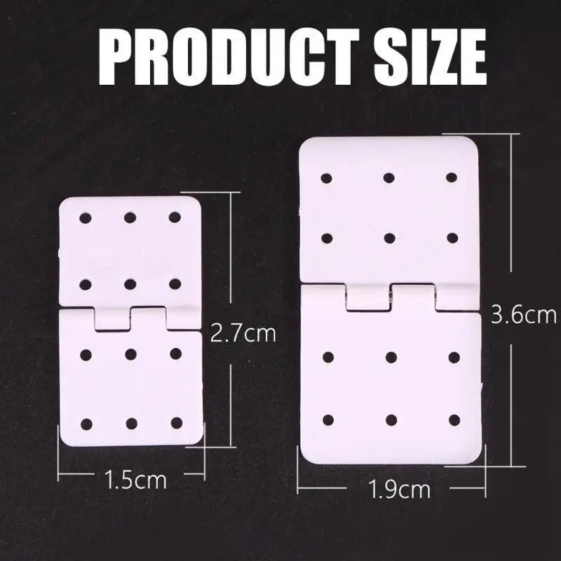 20pcs Nylon Fixed Wing Hinges for RC Model Aircraft Builds