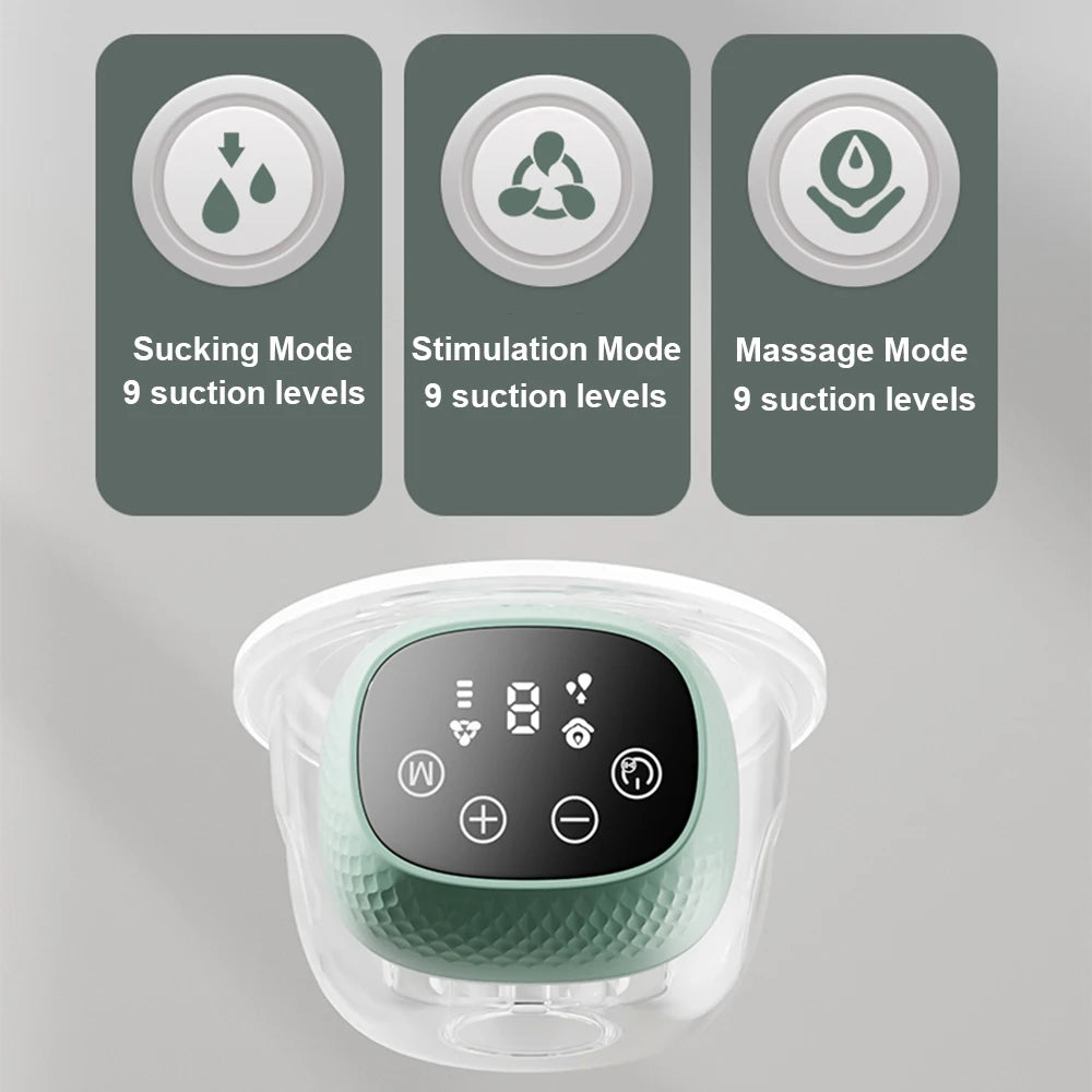 Wearable Hands-Free Electric Breast Pump | 3 Modes 9 Levels