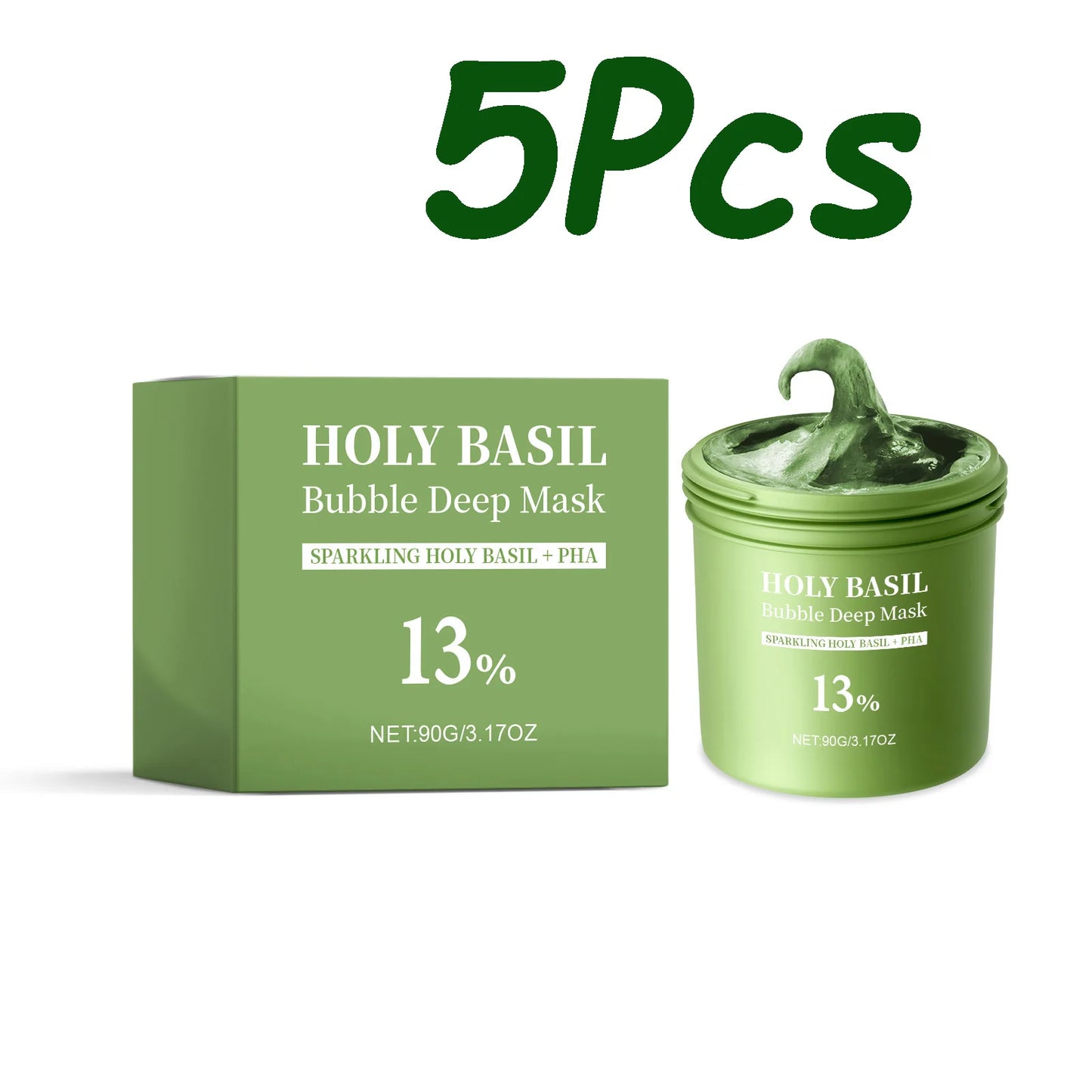 Basil Bubble Mud Mask – Blackhead, Oil Control & Pore Cleanser