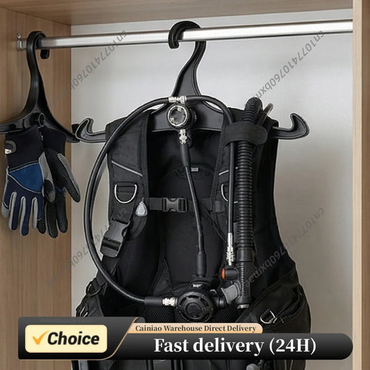 Scuba Diving BCD Hanger Anti Slip Side Hanging Vest Drying Rack Scuba Diving Drysuit Hanger for Snorkeling And Wetsuit Equipment Peaceful Pleasures Health and Wellness