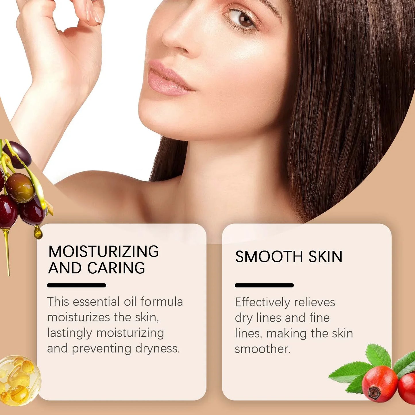Squalane Rosehip Face Oil – Firming, Anti-Aging & Moisturizing