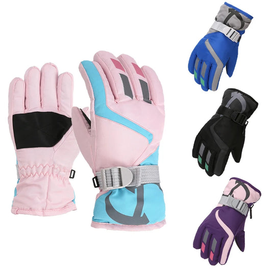 Kids Waterproof Ski Gloves | Windproof Winter Snow Gloves 4–7 Kids Winter Gloves Peaceful Pleasures Health and Wellness