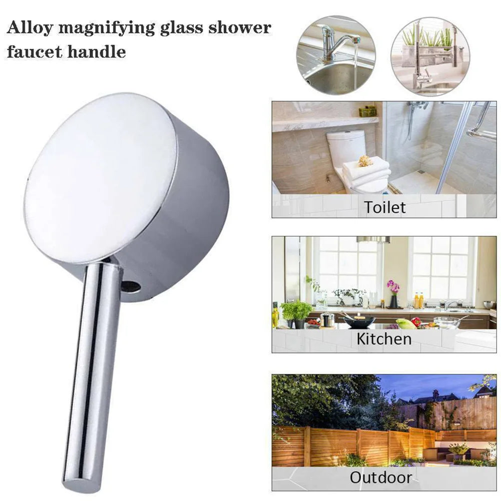 Chrome Zinc Alloy Faucet Handle Replacement – Kitchen & Bathroom