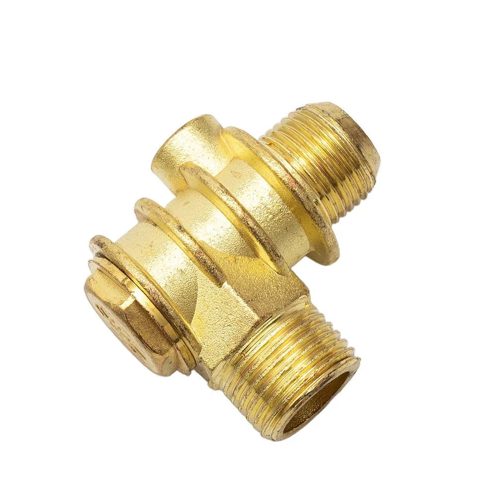 3-Port Male Thread Check Valve – Zinc Alloy Air Compressor Fitting