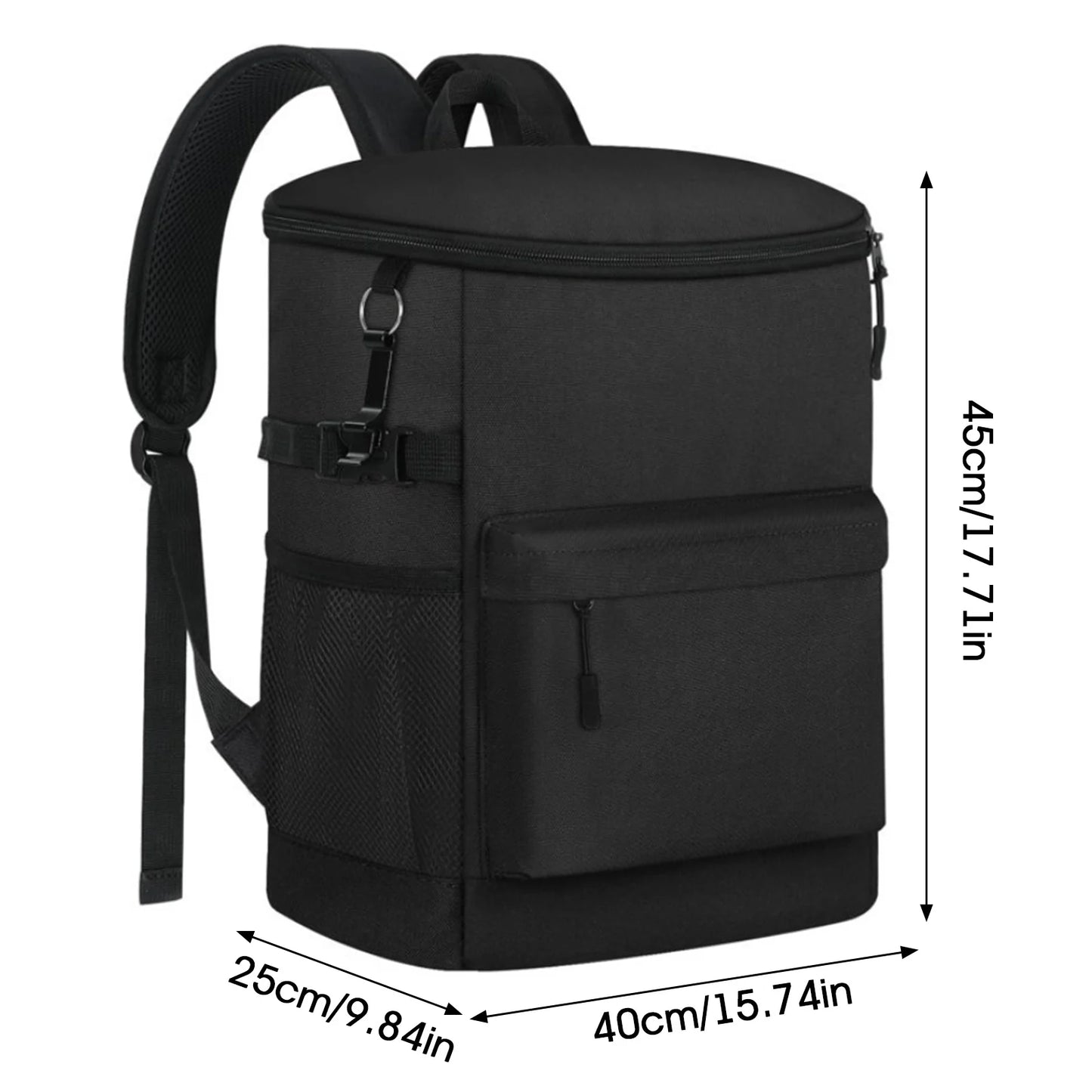 20L Insulated Cooler Backpack 33 Cans Capacity Leakproof for Camping Hiking Picnic Beach Travel with Comfortable Shoulder Straps Peaceful Pleasures Health and Wellness