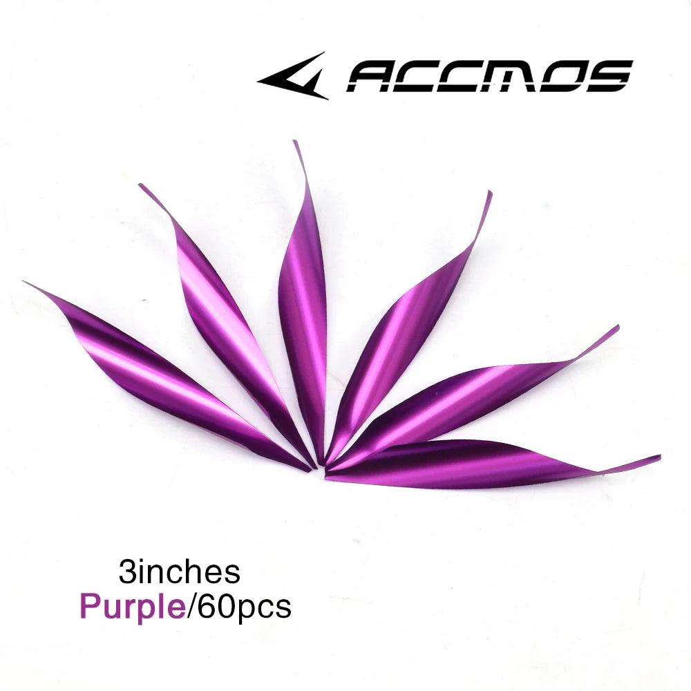 Archery Spin Vanes Spiral Feather DIY Arrow Sticker Tape Accessories