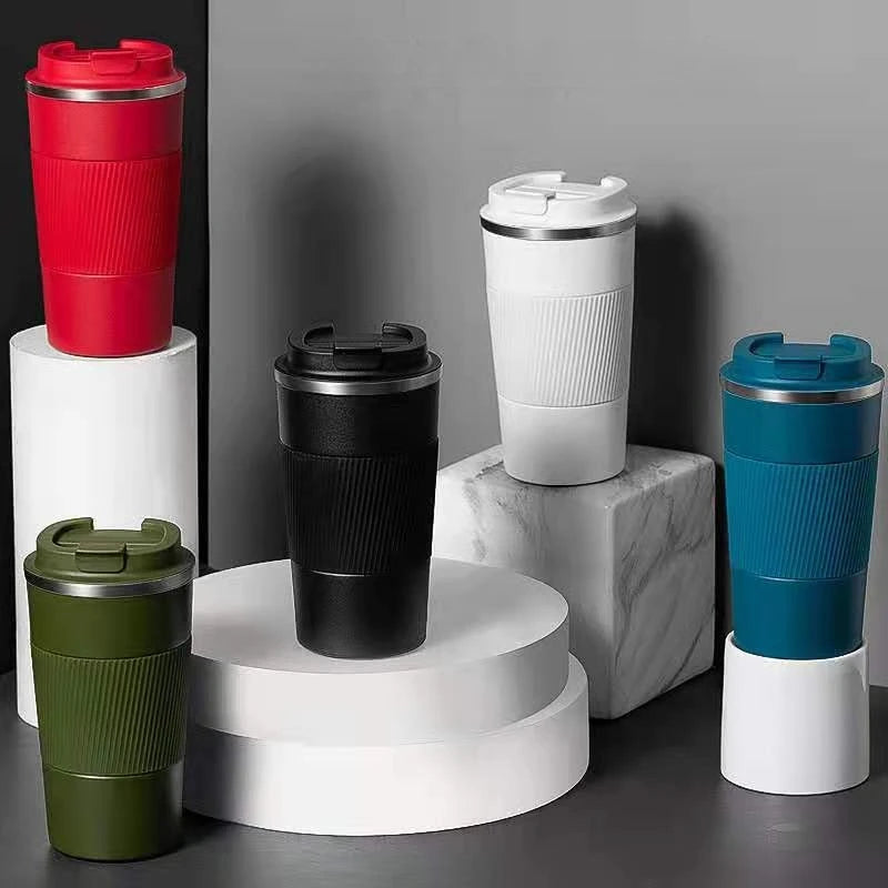 Stainless Steel Vacuum Insulated Car Coffee Cup | 6–12Hr Insulated Travel Mug Peaceful Pleasures Health and Wellness