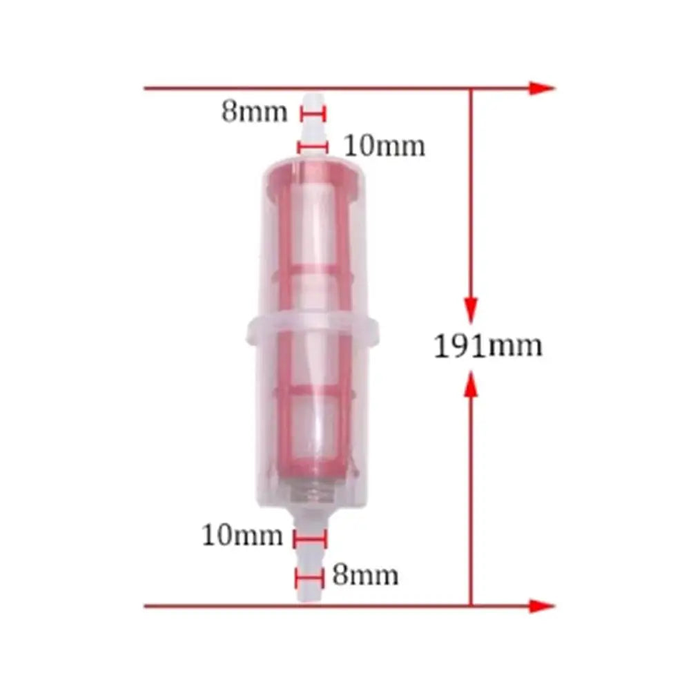 Universal Inline Diesel Fuel Filter 8mm–10mm Hose | 1–5 Pack Inline Fuel Filter Peaceful Pleasures Health and Wellness