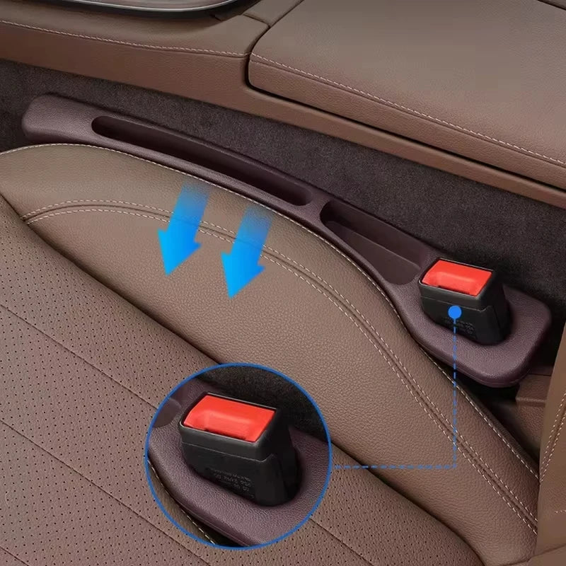 2-Pack Car Seat Gap Filler & Organizer Strip | Universal Fit