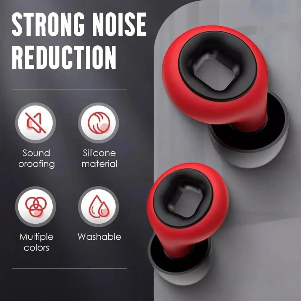 Silicone Motorcycle Earplugs – Noise Reduction for Riding & Sleep