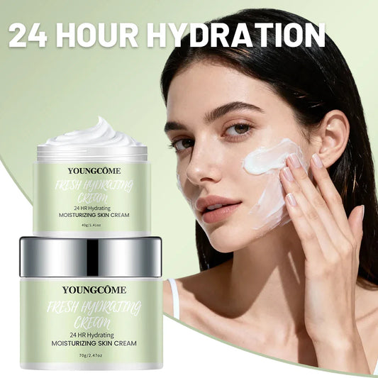 YOUNGCOME Hydrating Gel Cream – Hyaluronic Acid & Vitamin E 24H Gel Face Moisturizer Oasis Select