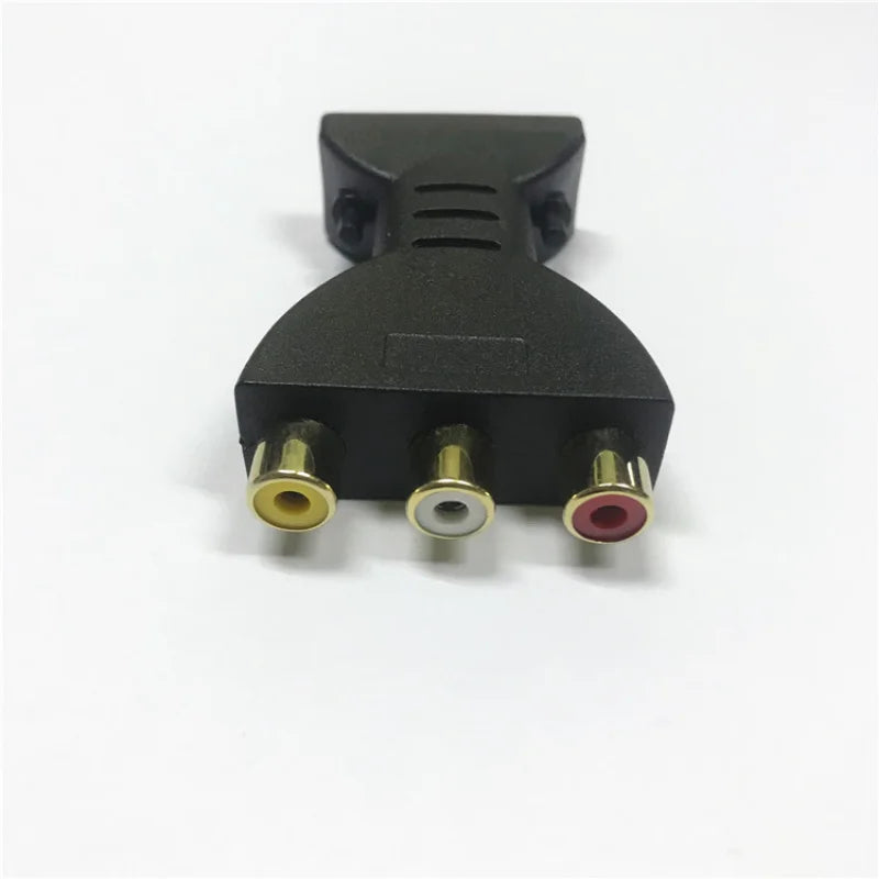 For HD TV BOX HD 1080P RCA AV To HDMI-compatible Composite Adapter Converter AV2HDMI Audio Video Cable HDMI TO AV with USB Cable Peaceful Pleasures Health and Wellness