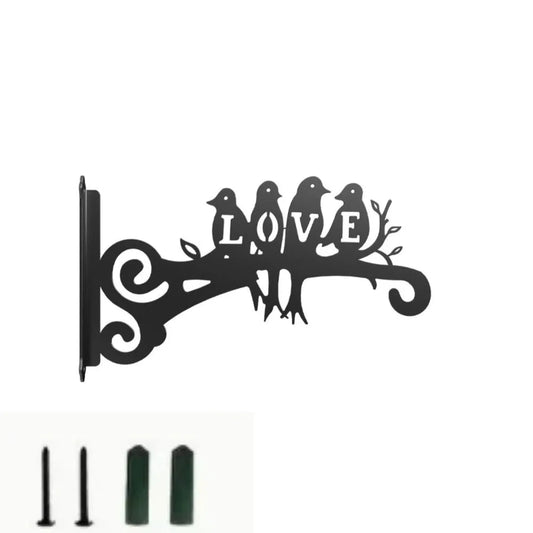 Vintage Metal Wall Plant Hanger – Heavy-Duty Rust-Resistant Hook Wall Plant Hanger Oasis Select Style B