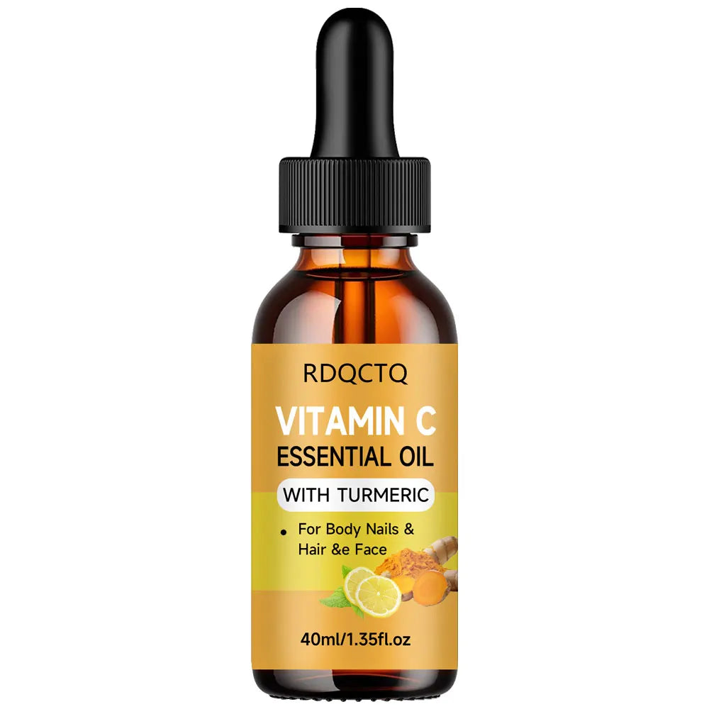 Turmeric & Vitamin C Leave-In Hair Oil – Frizz & Shine 40/60ml