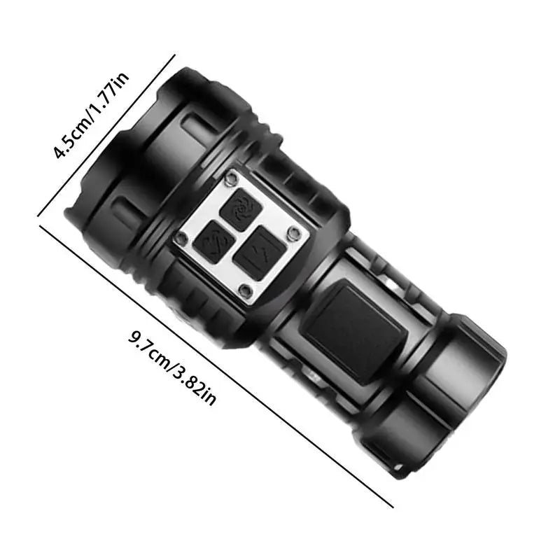 Super Bright LED Pocket Flashlight | 10,000 Lumens Rechargeable