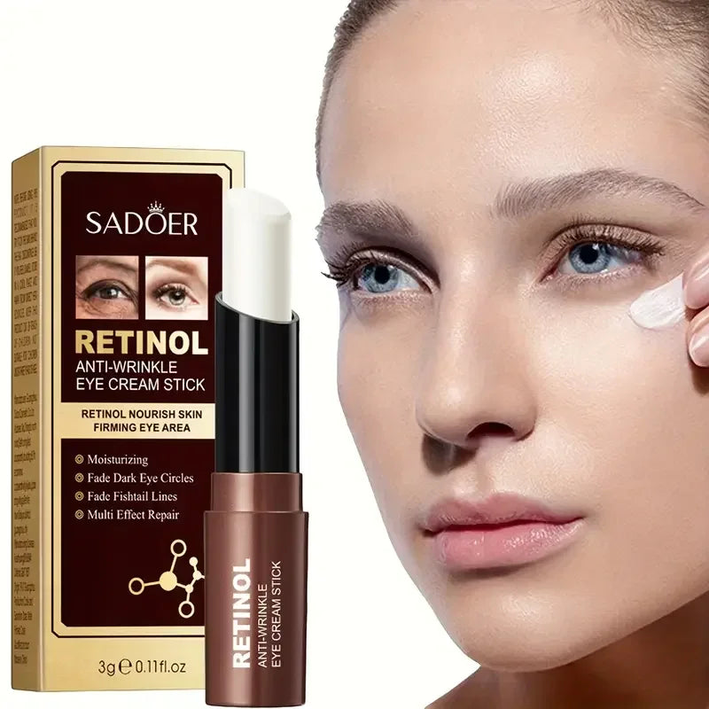 SADOER Retinol Eye Cream Stick – Brighten, Firm & Moisturize