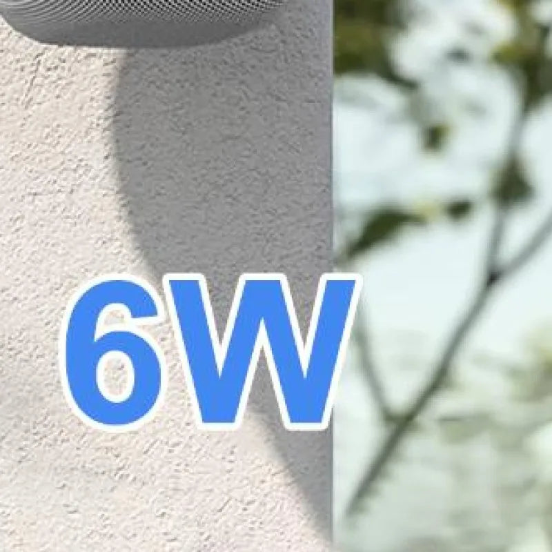 6W Solar Panel Charger for Outdoor Security Cameras | Type-C & DC3.5