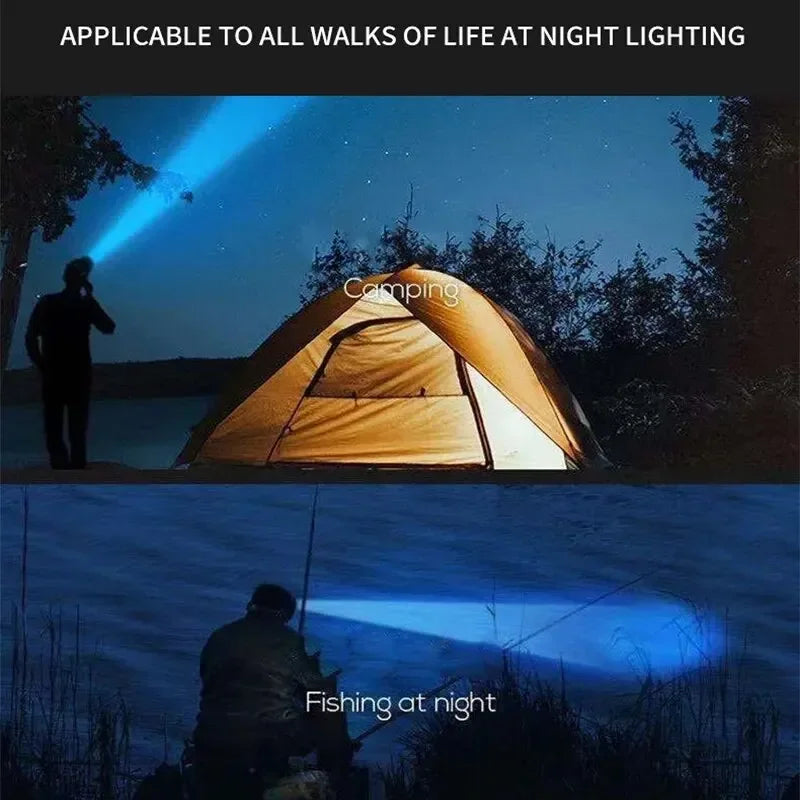 Rechargeable LED Headlamp – Camping, Fishing & Hiking