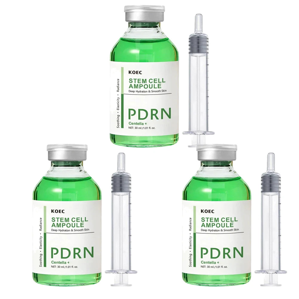 Centella PDRN Salmon Ampoule Serum Advanced Deep Repair Skin Barrier Serum For Face Firming Brightening Facial Essence Peaceful Pleasures Health and Wellness 3PCS