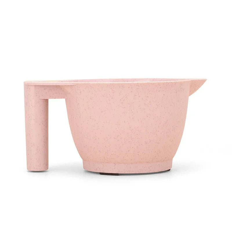 Wheat Straw Hair Dye Mixing Bowl with Handle | Pro Tool
