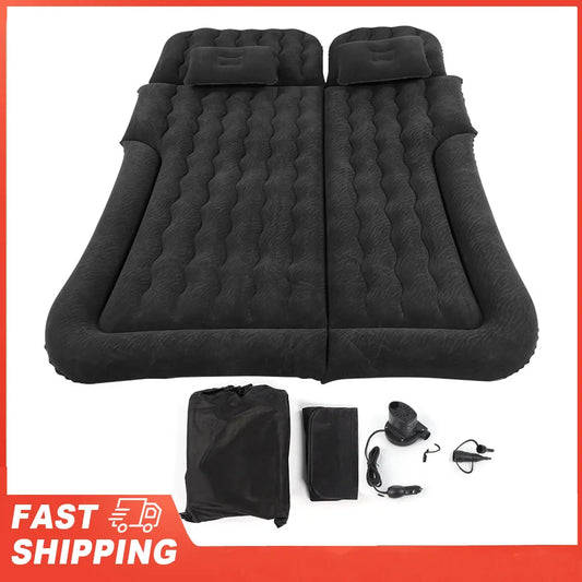 2 1 Multifunction Inflatable Travel Mattress PVC Flocking Soft Peaceful Pleasures Health and Wellness