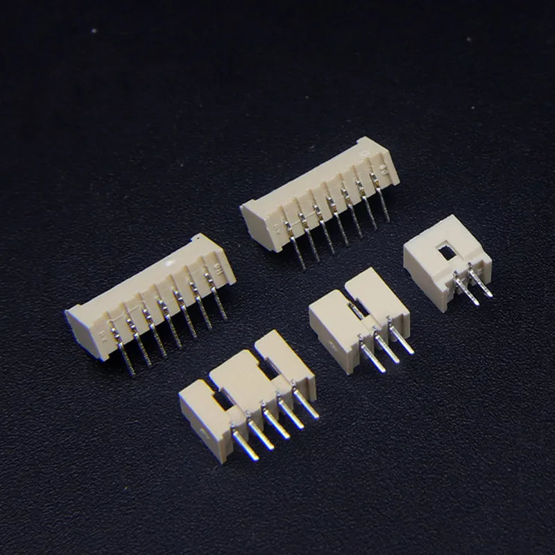 50pcs MICRO JST 1.25 2/3/4/5/6/7/8/9/10 Pin Connector 1.25MM Pitch Right Angle / Straight Pin Header / Housing / Terminal Peaceful Pleasures Health and Wellness