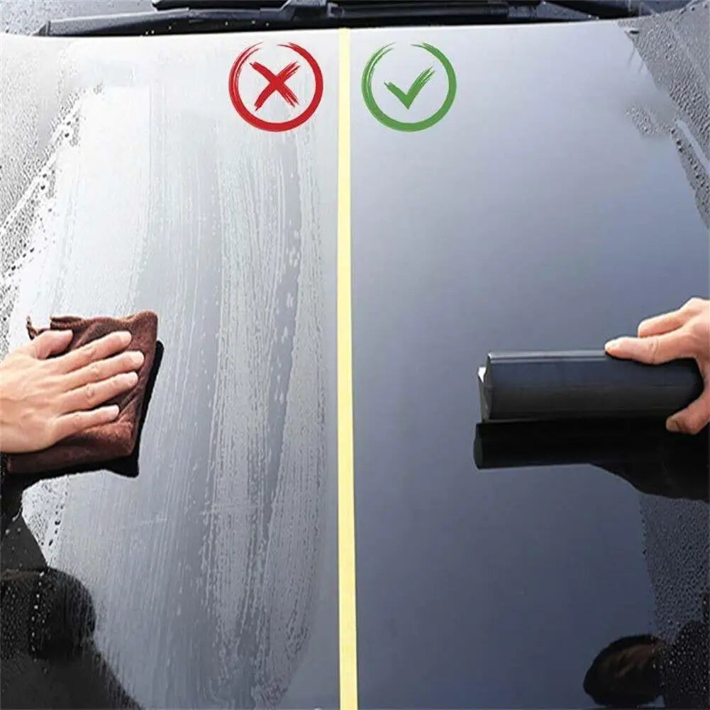Non-Scratch Soft Silicone Handy Squeegee Car Water Wiper Window Cleaning Scraper Film Scraper car Accessories Peaceful Pleasures Health and Wellness