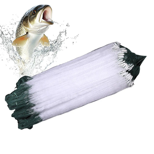 Professional Gillnet Fishing Cast Net | Single-Layer | 8–30m Fishing Cast Net Peaceful Pleasures Health and Wellness