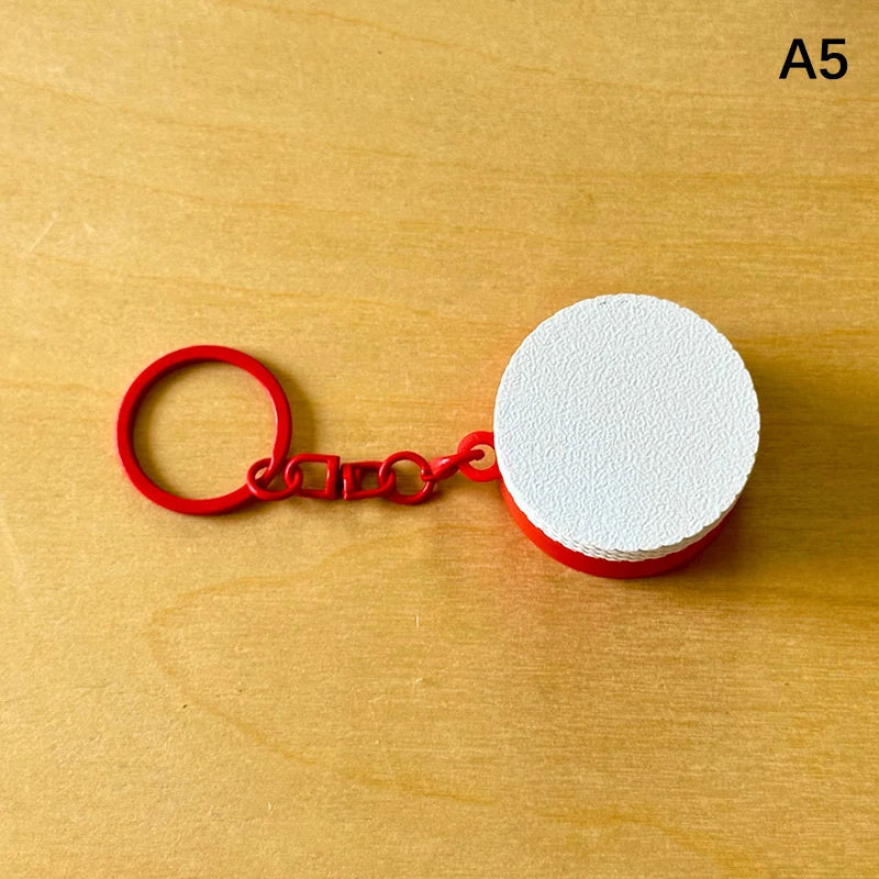 Mini Sliding Pill Box with Keychain | Portable Capsule Holder