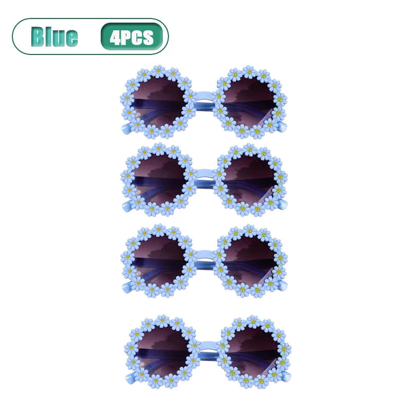 Kids Daisy Flower Sunglasses UV400 Protection | Ages 2–12