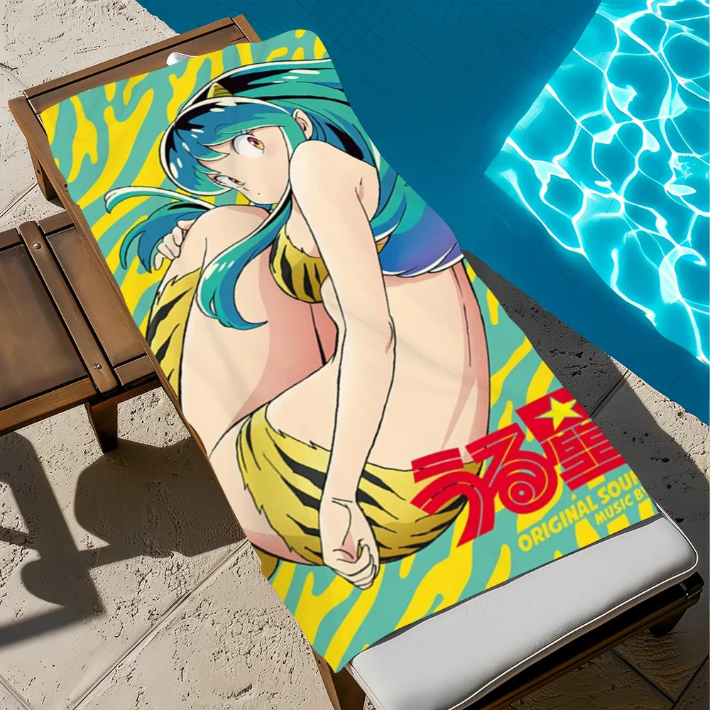 Urusei Yatsura Anime Beach Towel – Quick Dry & Soft | 11 Sizes