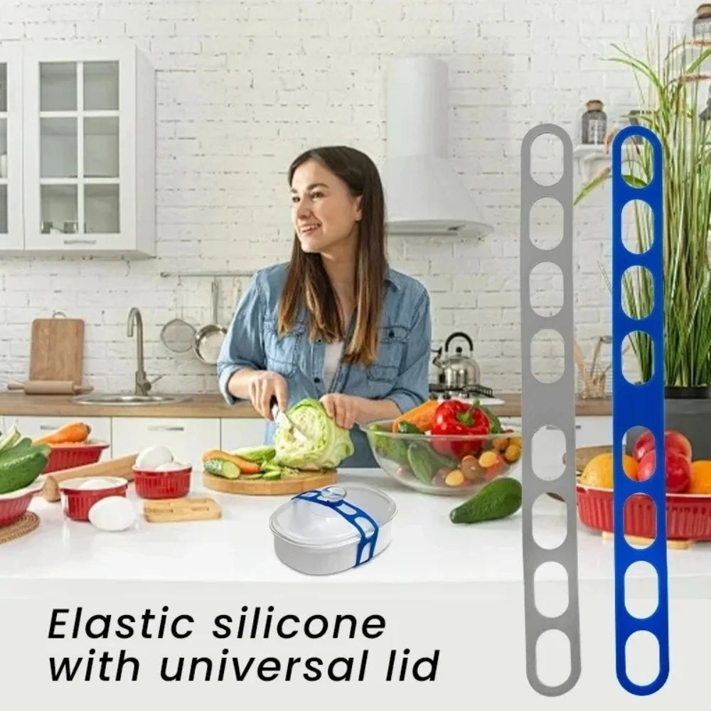 54cm Silicone Elastic Lid Strap | Universal Pot & Lunch Box Band