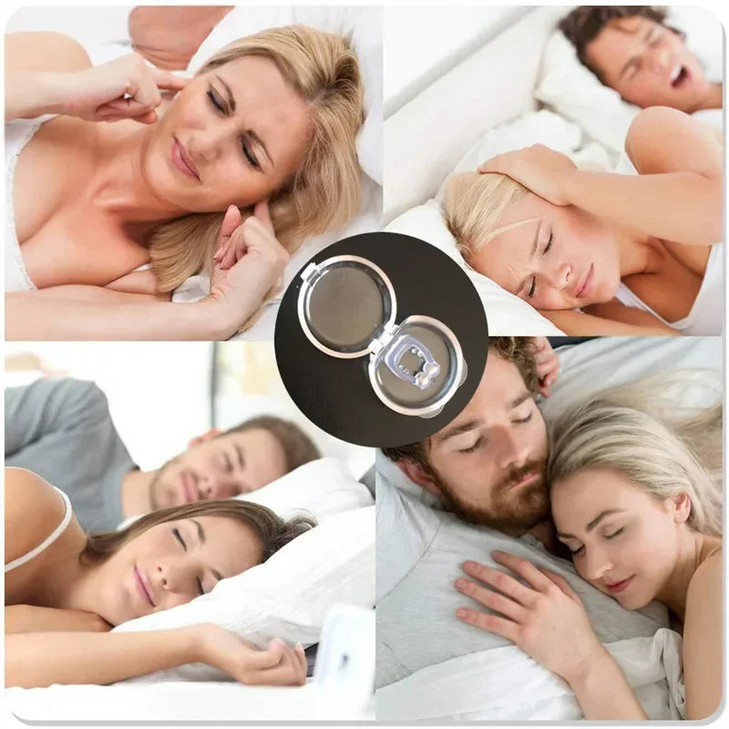 Magnetic Silicone Anti-Snoring Nose Clip – Sleep Aid Device Peaceful Pleasures Health and Wellness