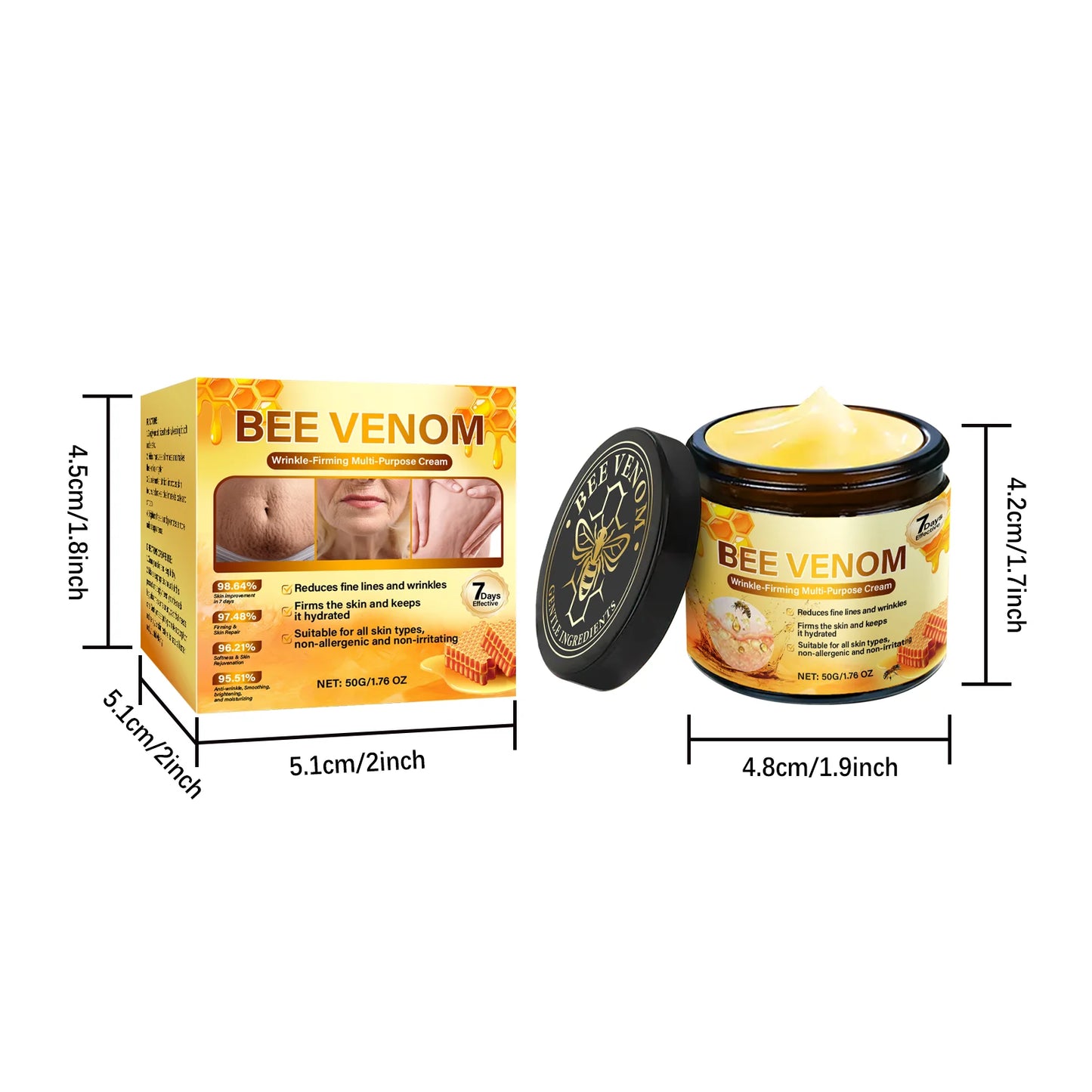 Bee Venom Firming Cream – Anti-Wrinkle Lifting Moisturizer