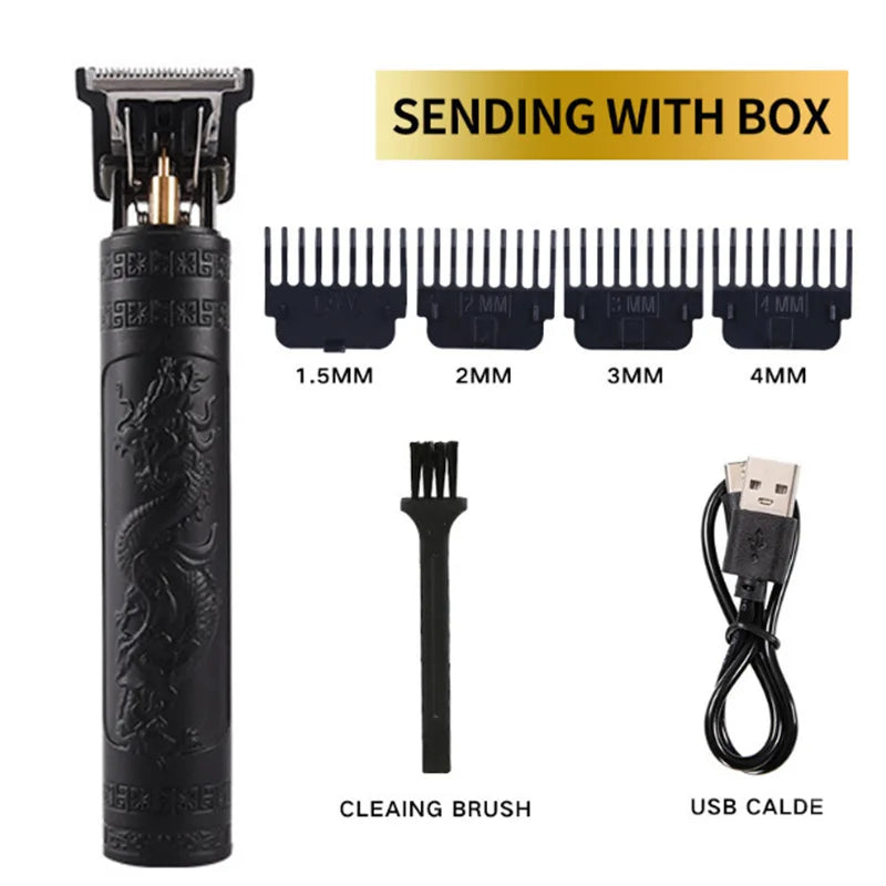 T9 USB Men's Electric Hairdresser Rechargeable Razor Trimmer 1200 mah Hairdresser Technology Beard trimmer Peaceful Pleasures Health and Wellness Ivory