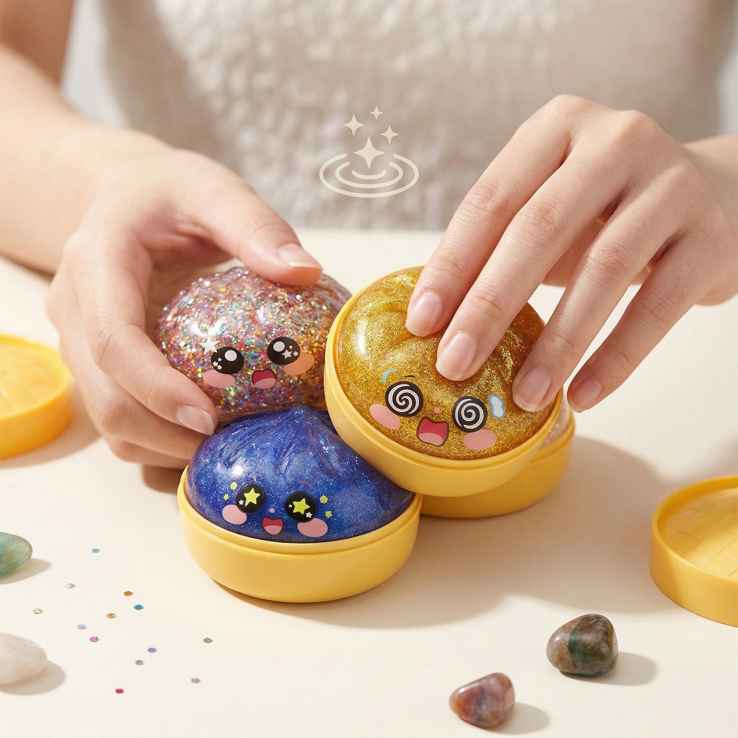 Bread Squeeze Sensory Ball Toy – 4 Colors | Fun Fidget Gift