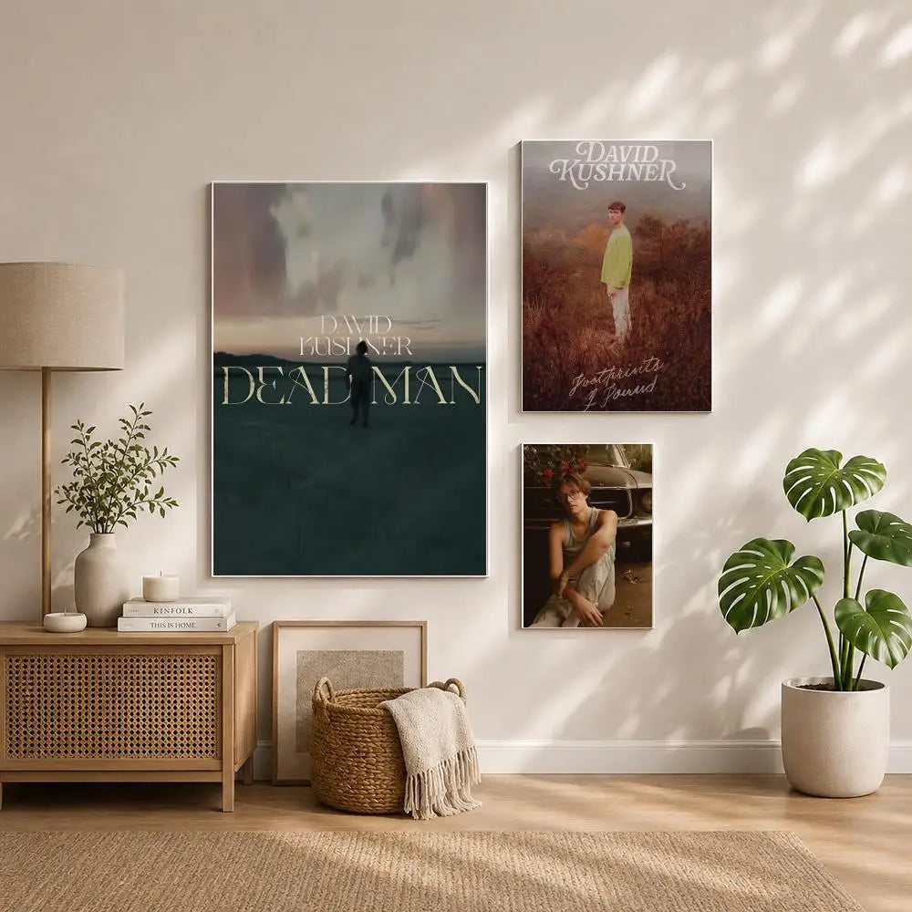 Singer D-David KushnerS Poster HD Self Adhesive Waterproof Wall Art Ideal for Home Office Dorm Bedroom Great Gift Peaceful Pleasures Health and Wellness