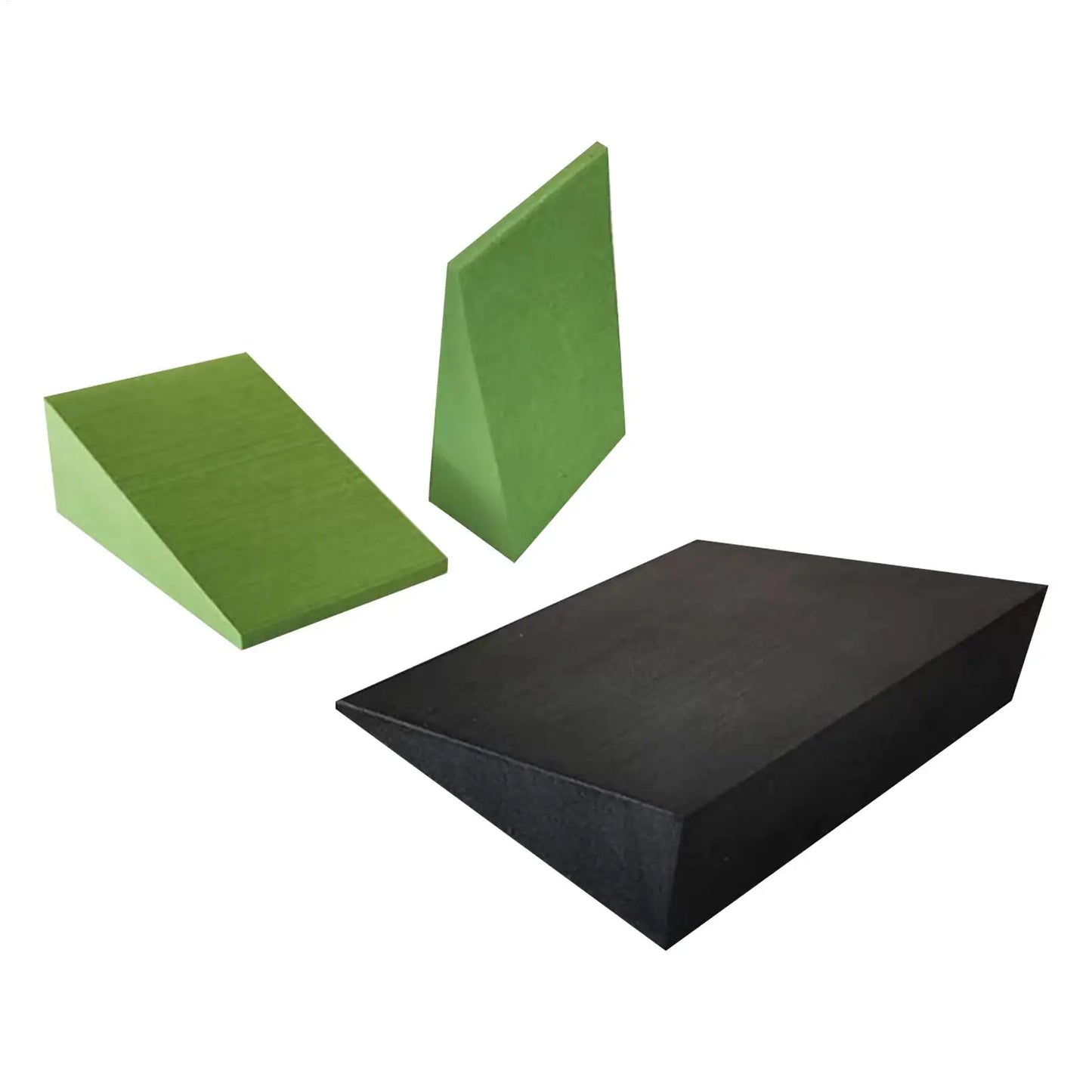 3-Pack EVA Foam Yoga Wedge Slant Boards | Stretch & Squat