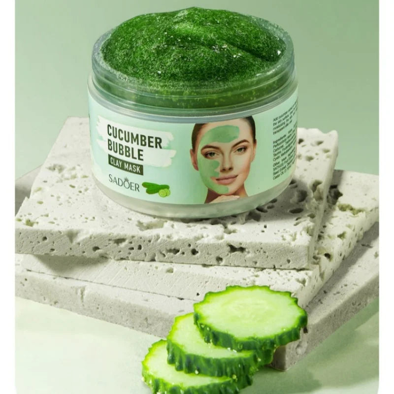 SADOER Cucumber Bubble Mask – Moisturizing All Skin Types