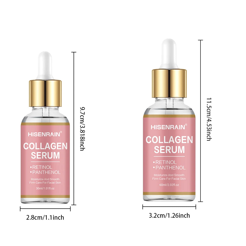 HISENRAIN Collagen Serum Gift Set - Anti-Aging & Hydrating Formula, Perfect Holiday Present with Single & Bundle Options. Peaceful Pleasures Health and Wellness