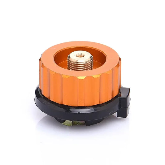 Outdoor Camping Hiking Stove Burner Adaptor Split Type Furnace Converter Connector Auto-off Gas Cartridge Tank Cylinder Adapter Peaceful Pleasures Health and Wellness Default Title