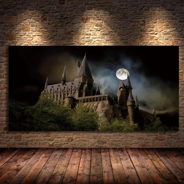Harry Potter Hogwarts Owl Canvas Wall Art | Kids Room Decor