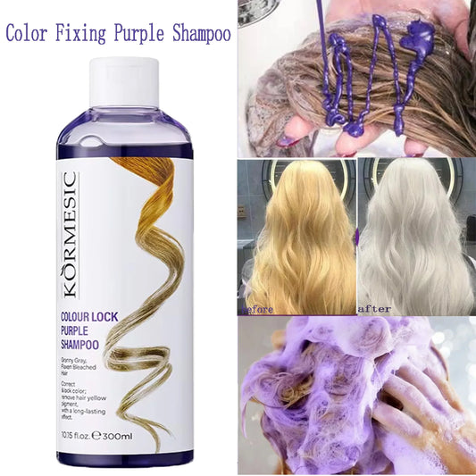 Purple Toning Shampoo 300ml – Color Fix for Blonde & Gray Hair Purple Toning Shampoo Oasis Select