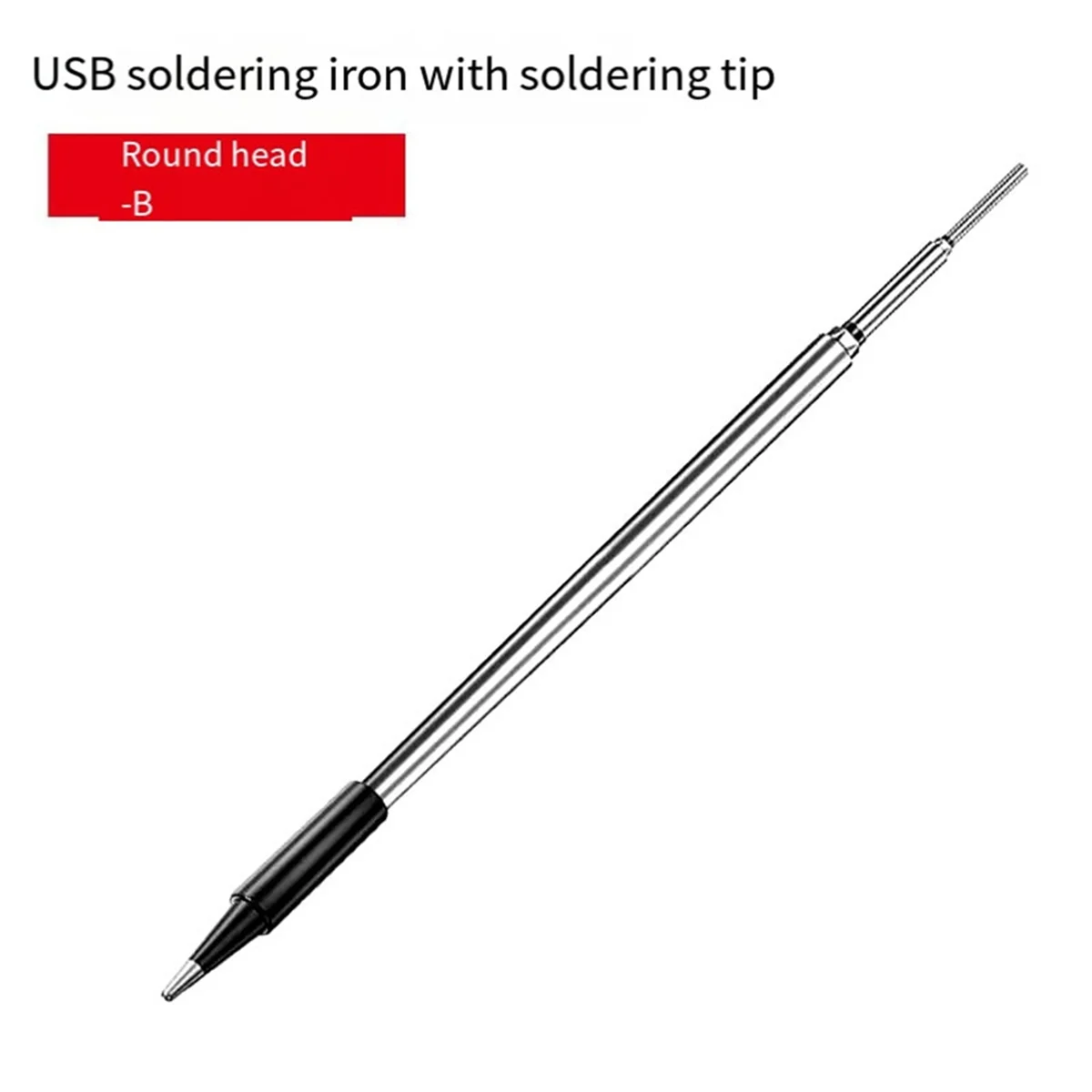 Durable 3Pc C210 Soldering Iron Tip USB Soldering Iron Tip 5V Battery Soldering Iron Tip Soldering Rework Accessories,B Peaceful Pleasures Health and Wellness
