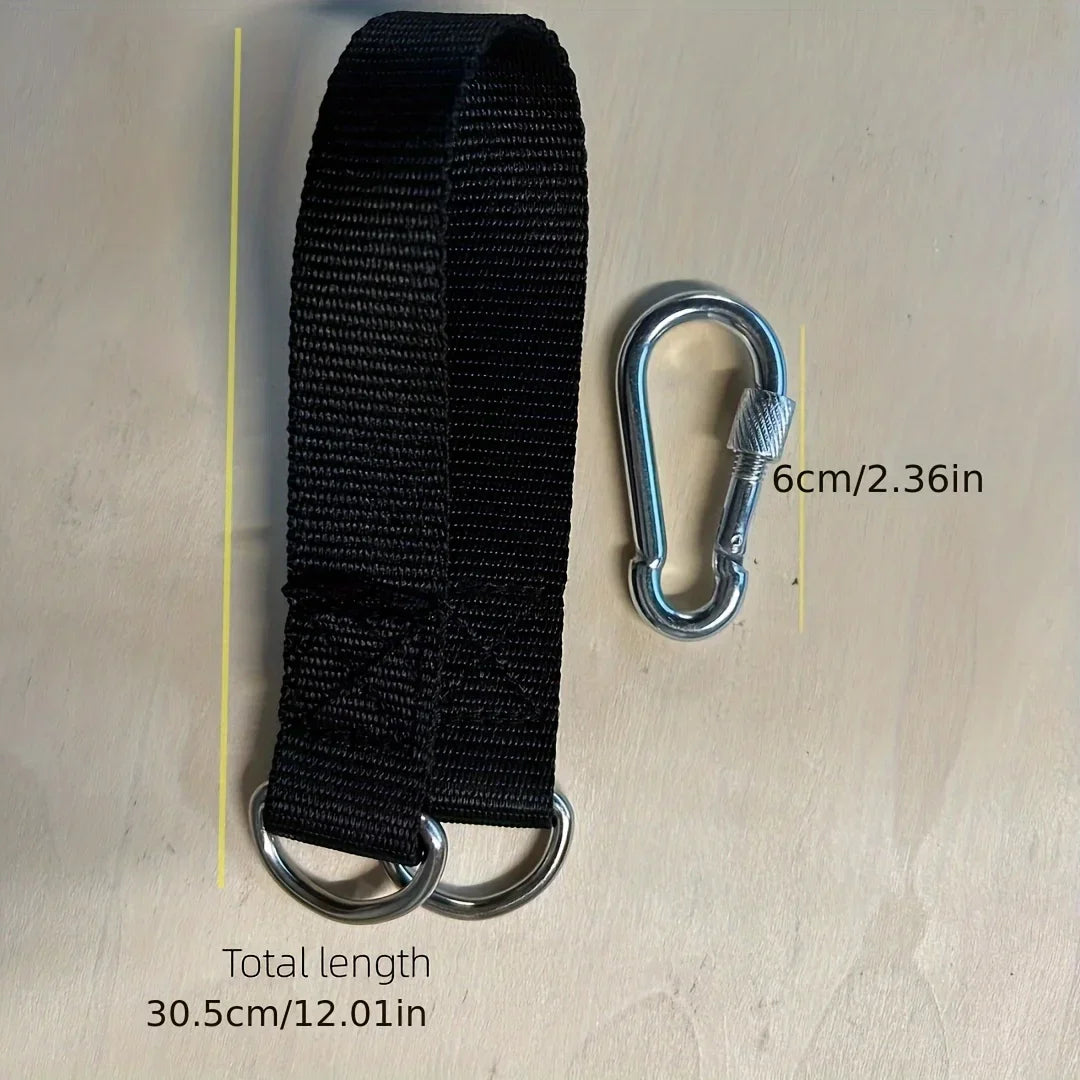 2pcs Hammock hanging strap reinforced hanging strap swing hook fitness trainer indoor and outdoor camping accessories Peaceful Pleasures Health and Wellness