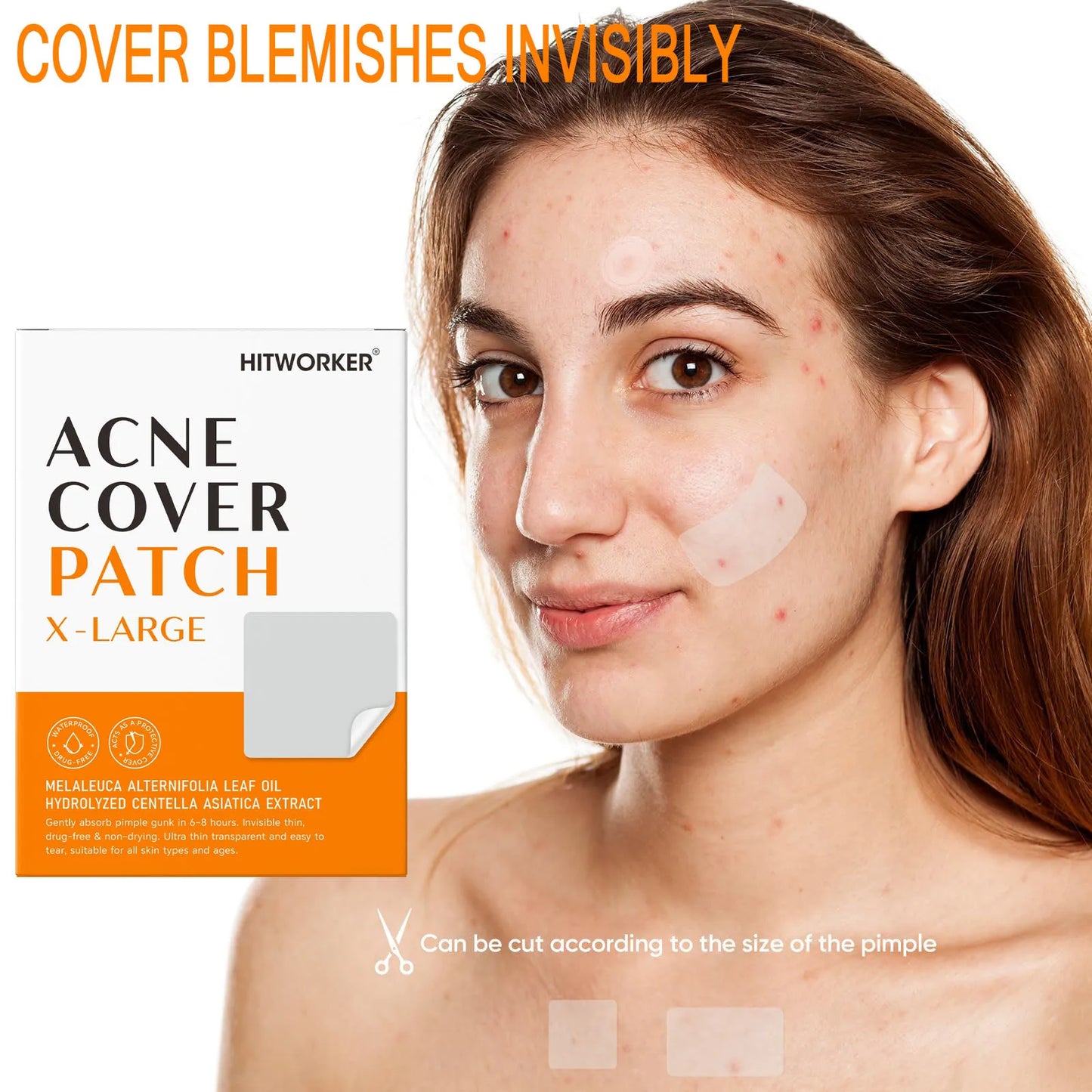 Hydrocolloid Acne Patches | Alcohol-Free Pimple Dots 18/36/135ct