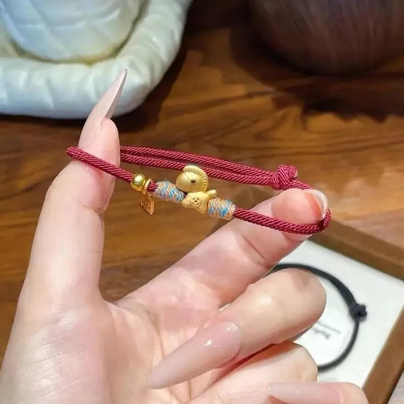 2026 Year of the Horse Red Lucky Bracelet | Chinese New Year