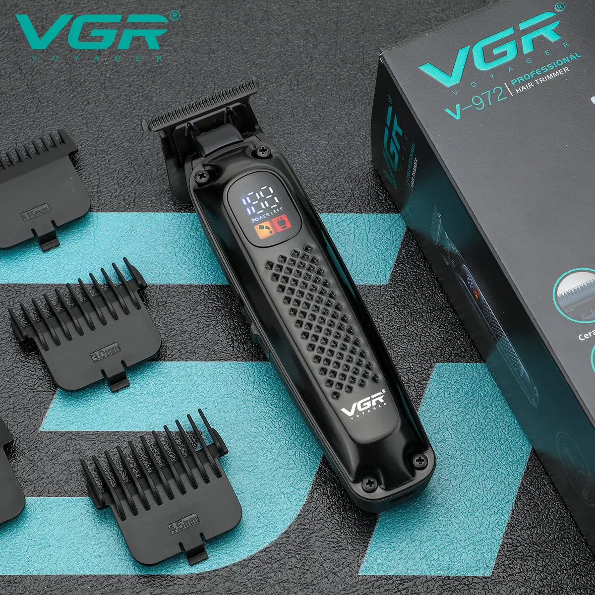 VGR 972 Hair Trimmer Electric Beard Hair Clipper Professional Barber Hair Cutter Machine Trimer For Men Rechargeable Peaceful Pleasures Health and Wellness