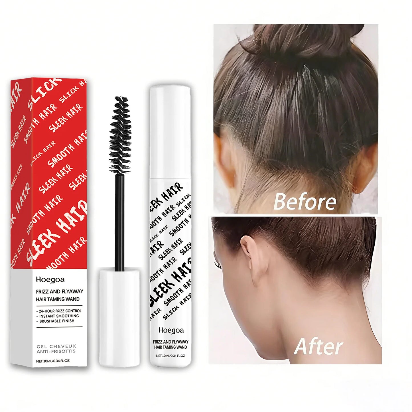 HOEGOA Anti-Frizz Hair Wax Stick – Flyaway & Frizz Tamer